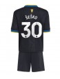 Billige Manchester United Benjamin Sesko #30 Tredjedraktsett Barn 2025-26 Kortermet (+ Korte bukser)